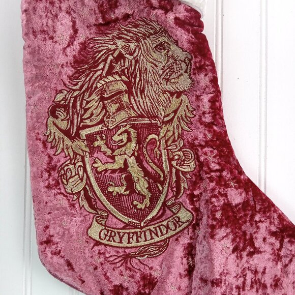 POTTERY BARN Harry Potter Christmas Stocking GRYFFINDOR Monogrammed STEVEN NEW - Picture 3 of 8